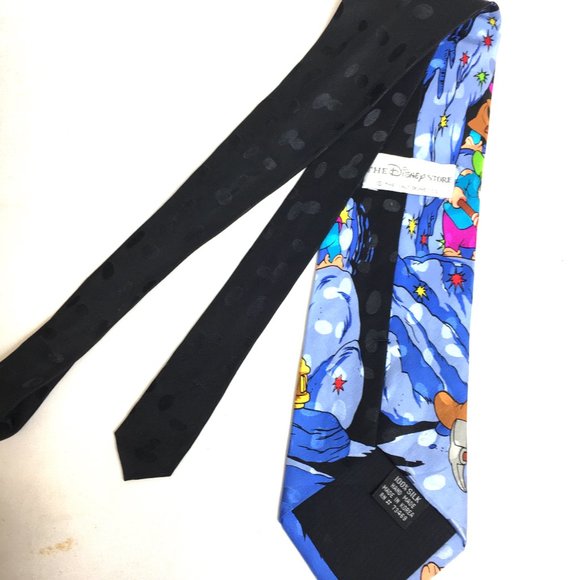 Disney Store Dwarfs Mining Silk Neck Tie - Picture 3 of 5